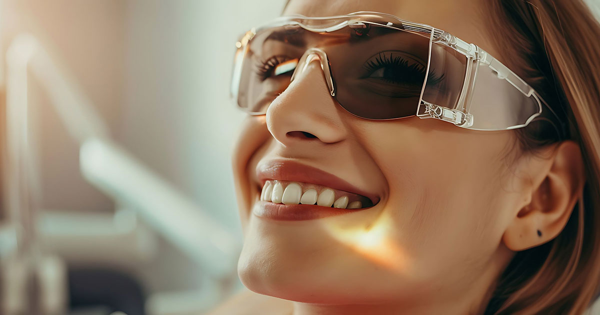 woman at the dentist